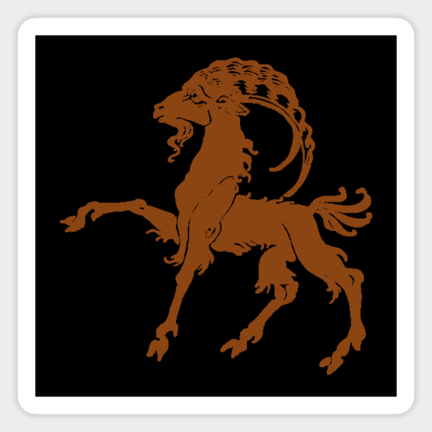 Capricorn Magnet by DonWillisJrArt